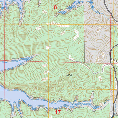 US Forest Service - Topo Crystal Springs, AR FSTopo Legacy digital map