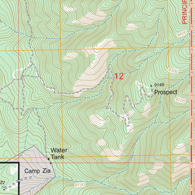 US Forest Service - Topo Cuba, NM FSTopo Legacy digital map