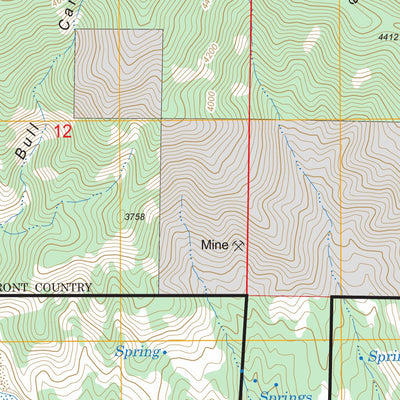 US Forest Service - Topo Cucamonga Peak, CA FSTopo Legacy digital map