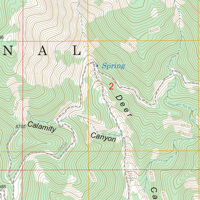 US Forest Service - Topo Cucamonga Peak, CA FSTopo Legacy digital map