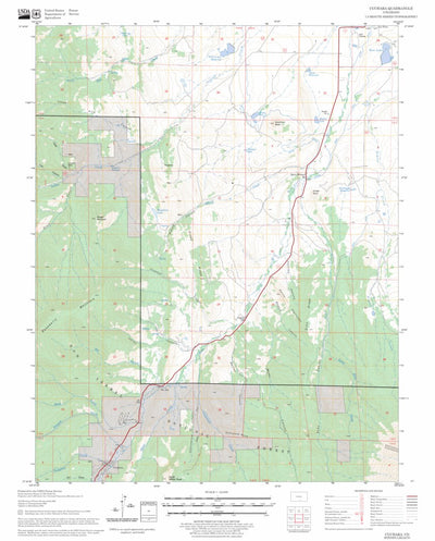 US Forest Service - Topo Cuchara, CO FSTopo Legacy digital map