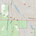 US Forest Service - Topo Cuchara, CO FSTopo Legacy digital map