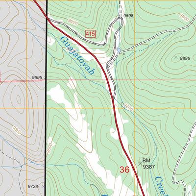 US Forest Service - Topo Cucharas Pass, CO FSTopo Legacy digital map