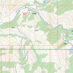 US Forest Service - Topo Cuddy Mountain, ID - OR FSTopo Legacy digital map