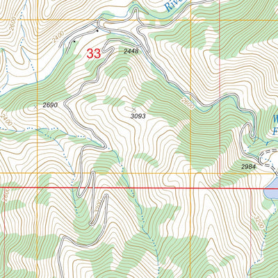 US Forest Service - Topo Cuddy Mountain, ID - OR FSTopo Legacy digital map