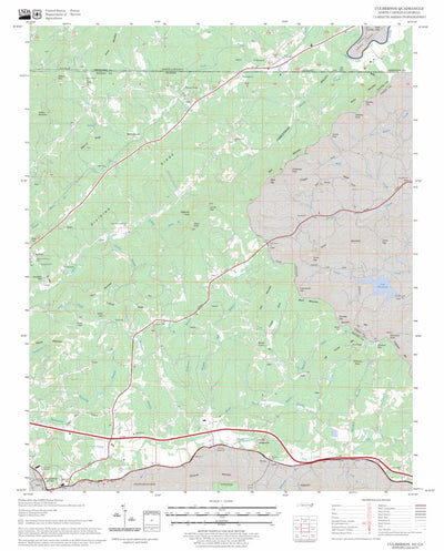 US Forest Service - Topo Culberson, NC - GA FSTopo Legacy digital map