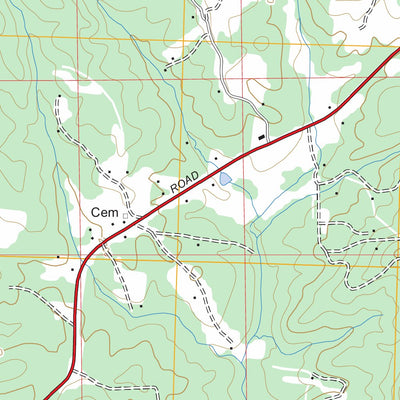 US Forest Service - Topo Culberson, NC - GA FSTopo Legacy digital map