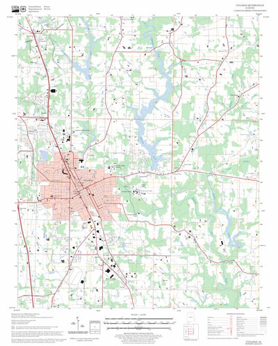 US Forest Service - Topo Cullman, AL FSTopo Legacy digital map