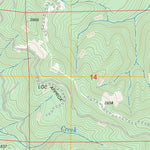 US Forest Service - Topo Culp Creek, OR FSTopo Legacy digital map