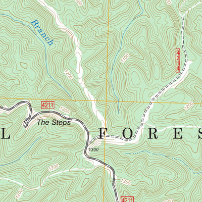 US Forest Service - Topo Cumberland Falls, KY FSTopo Legacy digital map