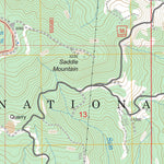 US Forest Service - Topo Cummins Peak, OR FSTopo Legacy digital map