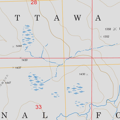 US Forest Service - Topo Cup Lake, MI FSTopo Legacy digital map
