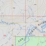 US Forest Service - Topo Cup Lake, MI FSTopo Legacy digital map