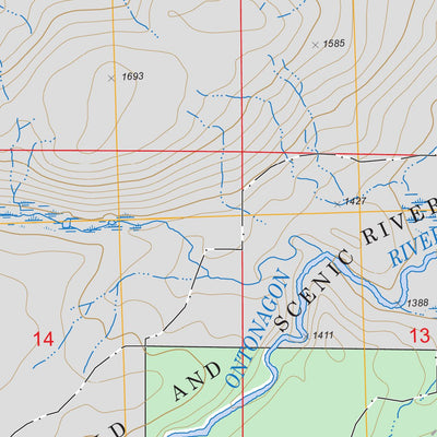 US Forest Service - Topo Cup Lake, MI FSTopo Legacy digital map