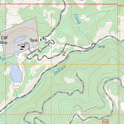 US Forest Service - Topo Cuprum, ID - OR FSTopo Legacy digital map