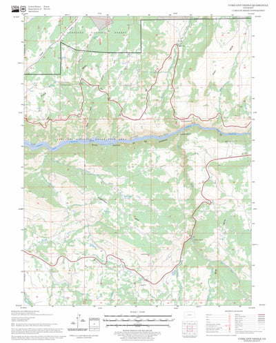US Forest Service - Topo Curecanti Needle, CO FSTopo Legacy digital map