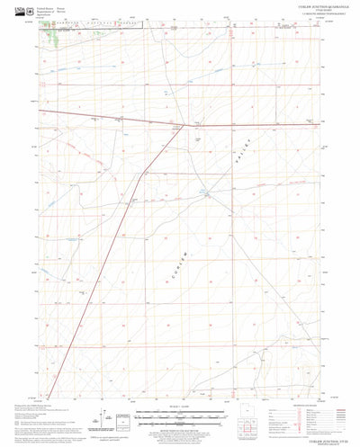 US Forest Service - Topo Curlew Junction, UT - ID FSTopo Legacy digital map