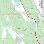 US Forest Service - Topo Curley Creek, ID - MT FSTopo Legacy digital map