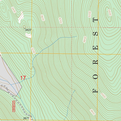 US Forest Service - Topo Curley Creek, ID - MT FSTopo Legacy digital map