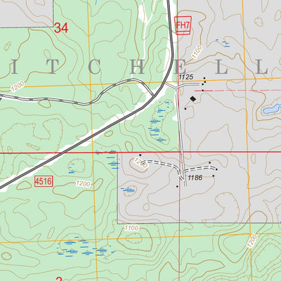 US Forest Service - Topo Curran, MI FSTopo Legacy digital map