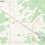 US Forest Service - Topo Currant Mountain, NV FSTopo Legacy digital map