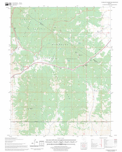 US Forest Service - Topo Currant Summit, NV FSTopo Legacy digital map