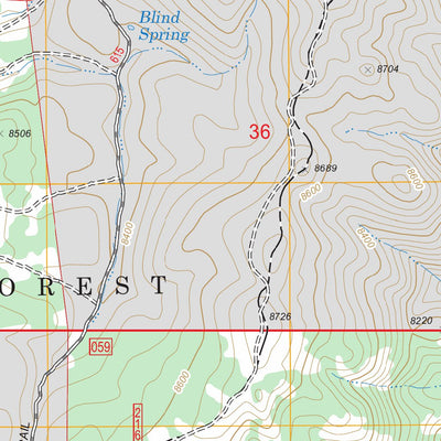 US Forest Service - Topo Curtis Ridge, UT FSTopo Legacy digital map