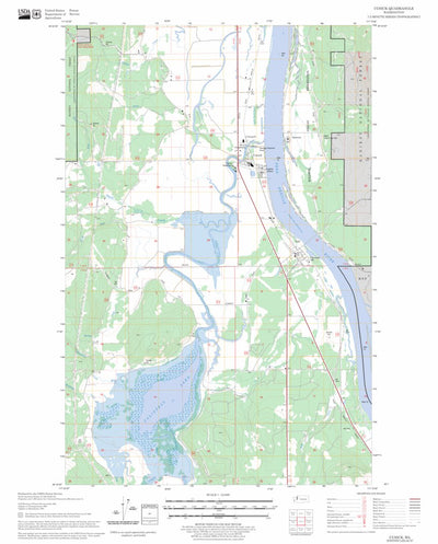 US Forest Service - Topo Cusick, WA FSTopo Legacy digital map