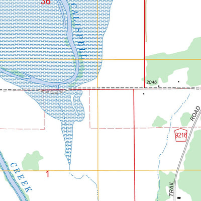 US Forest Service - Topo Cusick, WA FSTopo Legacy digital map