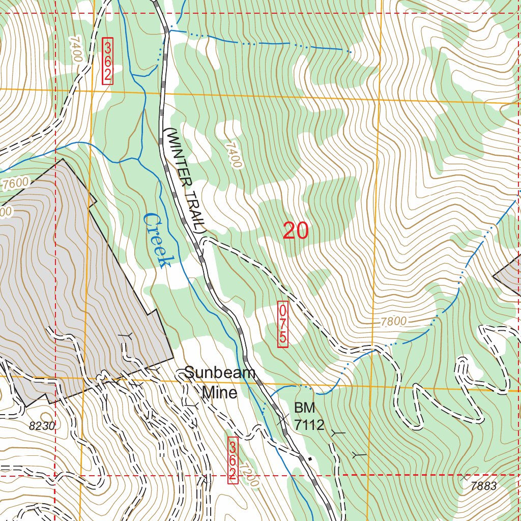 Custer, ID FSTopo Legacy Map by US Forest Service - Topo | Avenza Maps