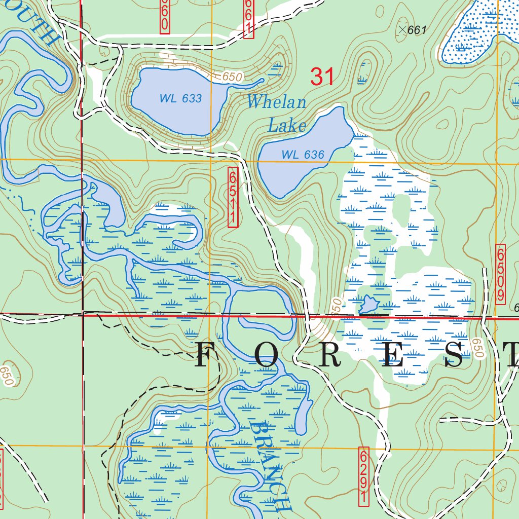 Custer, MI FSTopo Legacy Map by US Forest Service - Topo | Avenza Maps