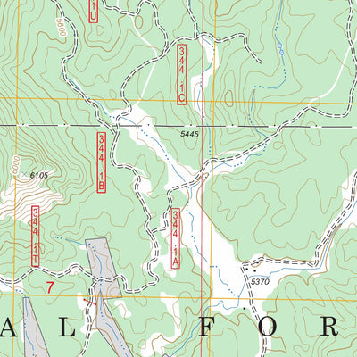 US Forest Service - Topo Custer, SD FSTopo Legacy digital map