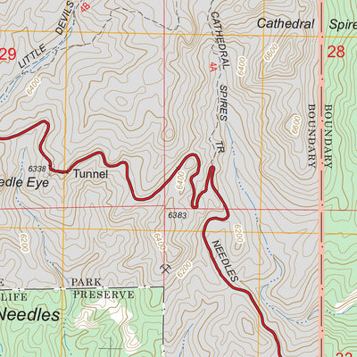 US Forest Service - Topo Custer, SD FSTopo Legacy digital map