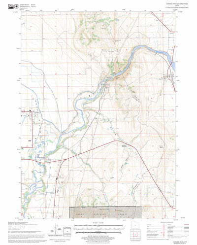 US Forest Service - Topo Cutler Dam, UT FSTopo Legacy digital map