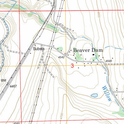 US Forest Service - Topo Cutler Dam, UT FSTopo Legacy digital map