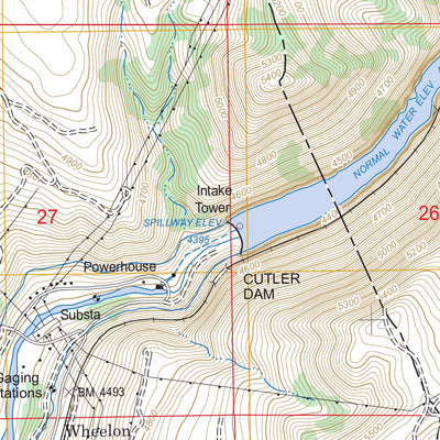US Forest Service - Topo Cutler Dam, UT FSTopo Legacy digital map