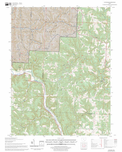 US Forest Service - Topo Cutler, OH FSTopo Legacy digital map