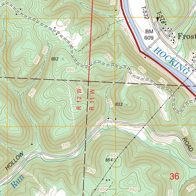 US Forest Service - Topo Cutler, OH FSTopo Legacy digital map