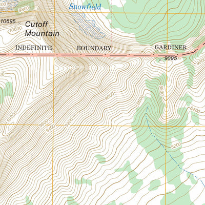US Forest Service - Topo Cutoff Mountain, MT - WY FSTopo Legacy digital map