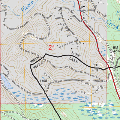 US Forest Service - Topo Cygnet Lake, MT FSTopo Legacy digital map