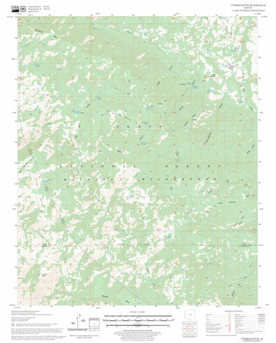 US Forest Service - Topo Cypress Butte, AZ FSTopo Legacy digital map