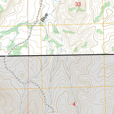 US Forest Service - Topo D Cross Mountain, NM FSTopo Legacy digital map