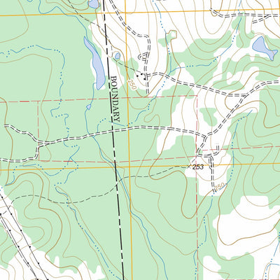 US Forest Service - Topo Dacus, TX FSTopo Legacy digital map