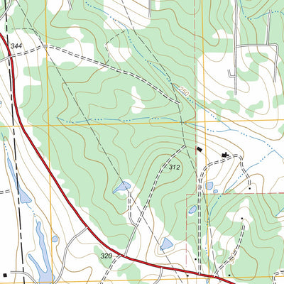 US Forest Service - Topo Dacus, TX FSTopo Legacy digital map