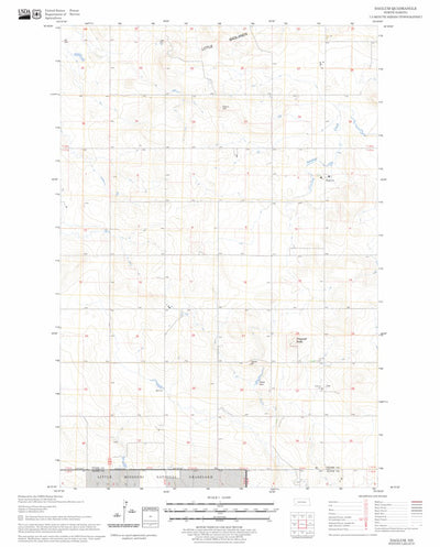 US Forest Service - Topo Daglum, ND FSTopo Legacy digital map