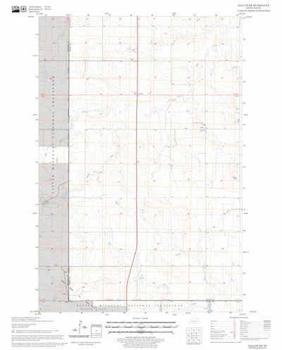 US Forest Service - Topo Daglum NW, ND FSTopo Legacy digital map