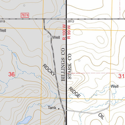 US Forest Service - Topo Daglum NW, ND FSTopo Legacy digital map