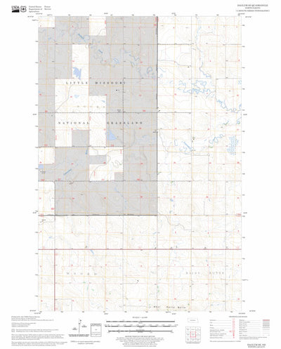 US Forest Service - Topo Daglum SE, ND FSTopo Legacy digital map