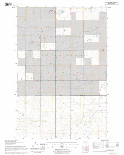 US Forest Service - Topo Daglum SW, ND FSTopo Legacy digital map