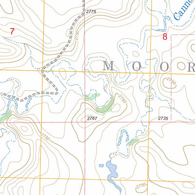 US Forest Service - Topo Daglum SW, ND FSTopo Legacy digital map